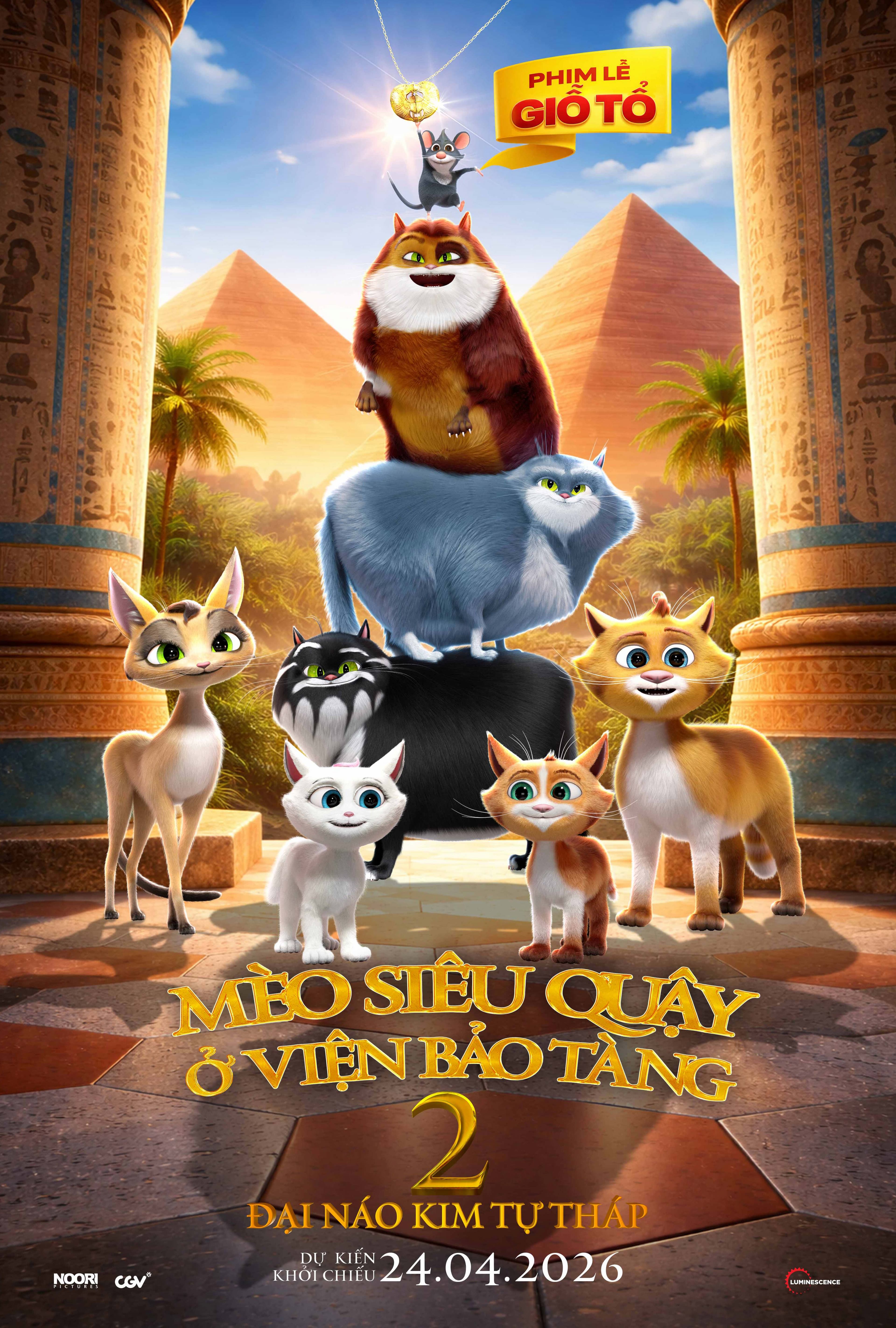 MÈO SIÊU QUẬY Ở VIỆN BẢO TÀNG 2: ĐẠI NÁO KIM TỰ THÁP LT