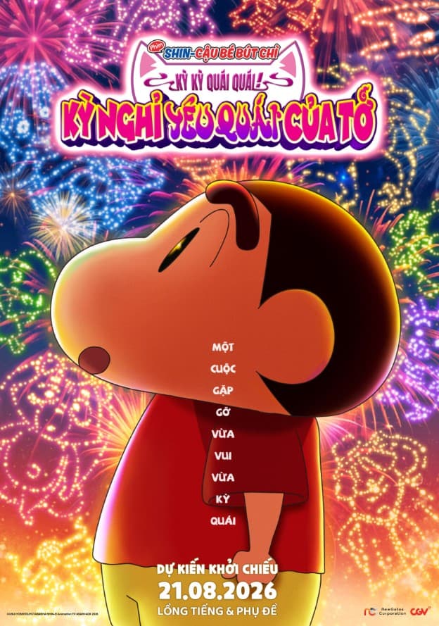 PHIM SHIN – CẬU BÉ BÚT CHÌ: KỲ KỲ QUÁI QUÁI! KỲ NGHỈ YÊU QUÁI CỦA TỚ LT